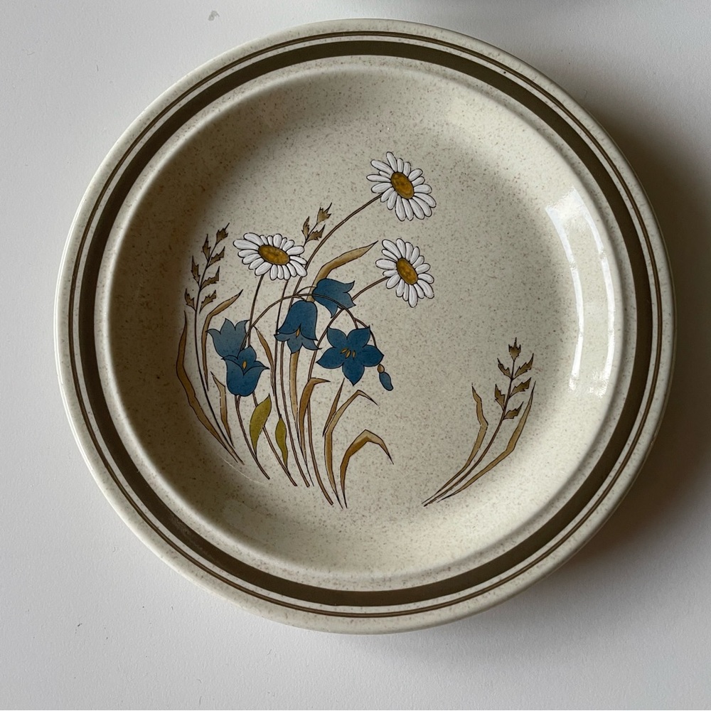 Royal Doulton Hill Top Side Plate LS1025 Vintage Floral Stoneware England